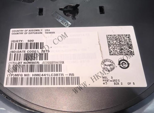 ADI HMC441LC3BTR 砷化镓 pHEMT MMIC 中功率放大器