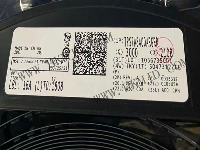 出售原装LDO 稳压器（TPS7A8400ARGRR）TI 低压降线性稳压器