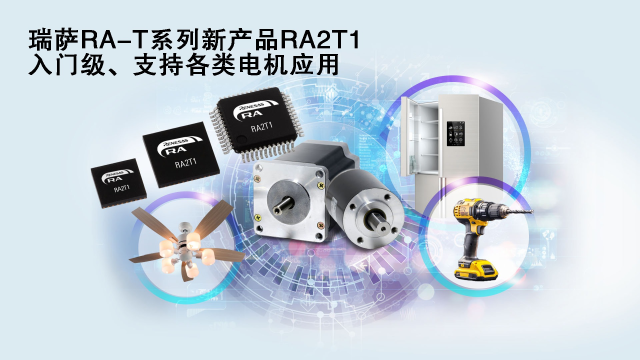 瑞萨电子推出面向单电机应用优化的卓越MCU系列， 涵盖电动工具、家用电器等广泛应用场景