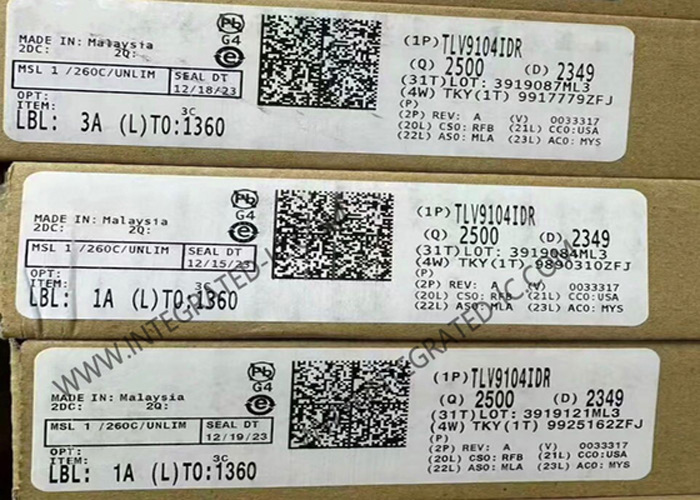 供应原装 TLV9104IDR (TI) 16V 低功率运算放大器