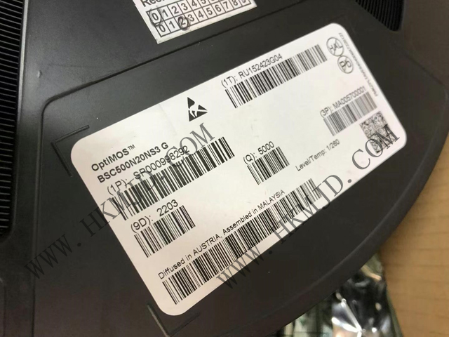 供应 英飞凌 BSC500N20NS3G 200V OptiMOS™ 3 N沟道功率MOSFET晶体管