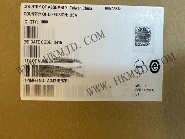 ADI AD421BRZRL 高性能环路供电型 4mA 至 20mA 数字模拟转换器解决方案
