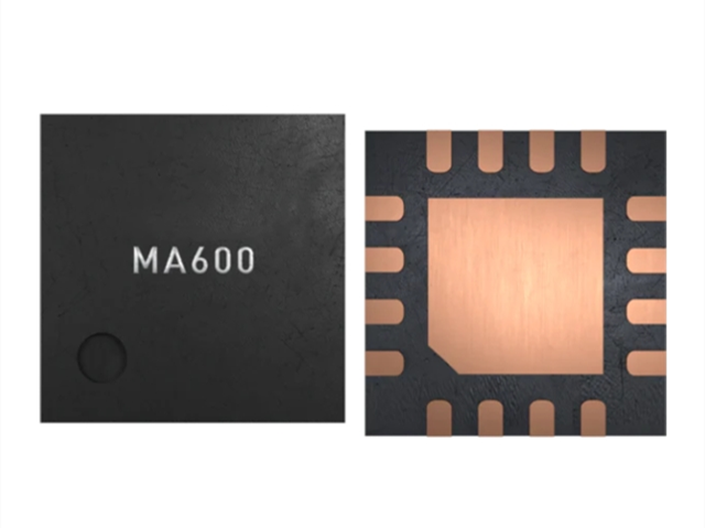 （MPS）MA600GQE传感器介绍：INL<0.6° (<0.1°)、高精度磁性角度传感器