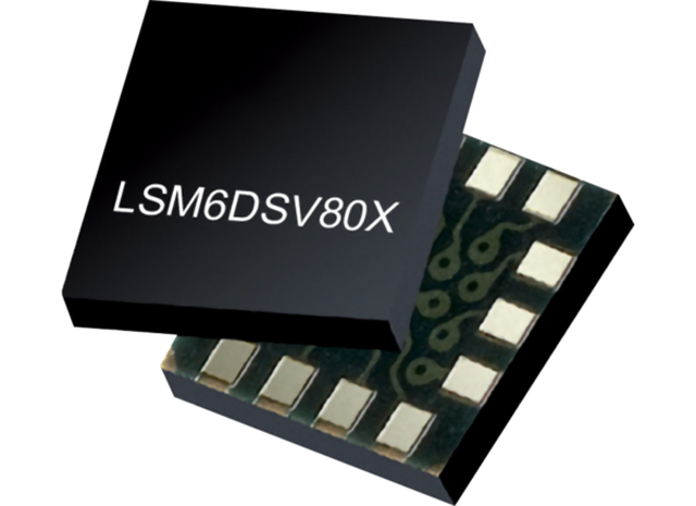 ST新品LSM6DSV80XTR-6轴IMU（惯性测量单元），高达80G值加速度计
