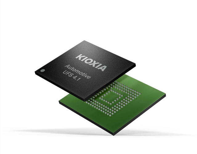 Kioxia推出面向汽车应用的UFS 4.1版本嵌入式闪存设备样品