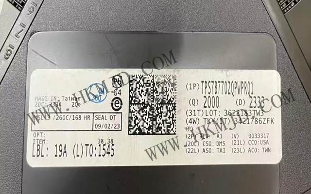 出售【TI】TPS7B7702QPWPRQ1 双通道可调节天线低压降稳压器