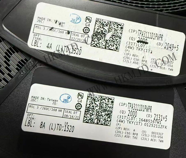 明佳达电子供应【TI】TPA3111D1PWPR——10W D类音频功率放大器