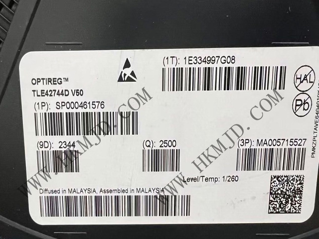 原装英飞凌TLE42744DV50 汽车级LDO稳压器 400mA带全面保护